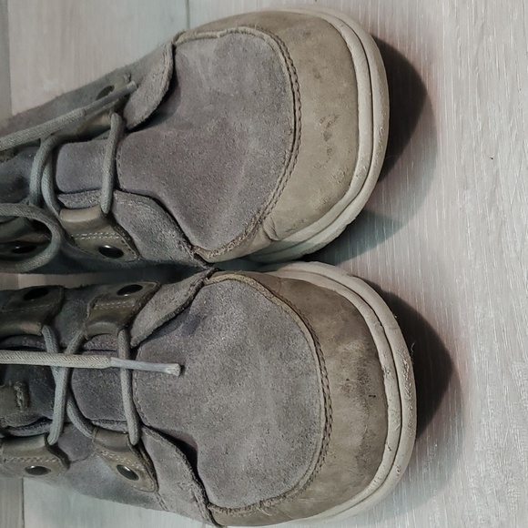 Sorel Women Explorer Joan Ankle Suede Booties shoes sz 8.5 - Picture 5 of 15